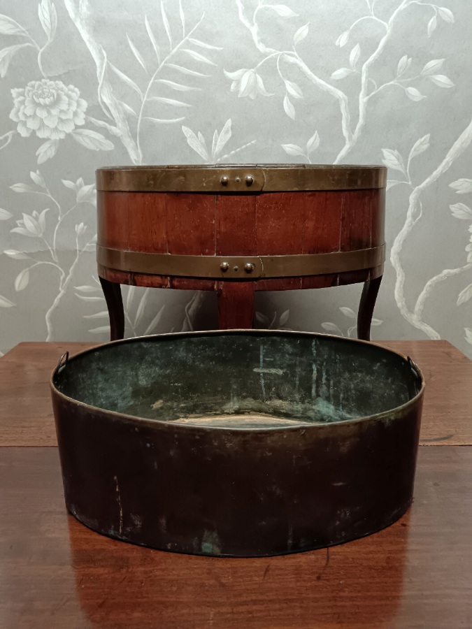 A Mahogany and Brass Bound Wine Cooler Jardiniere  (10).jpg